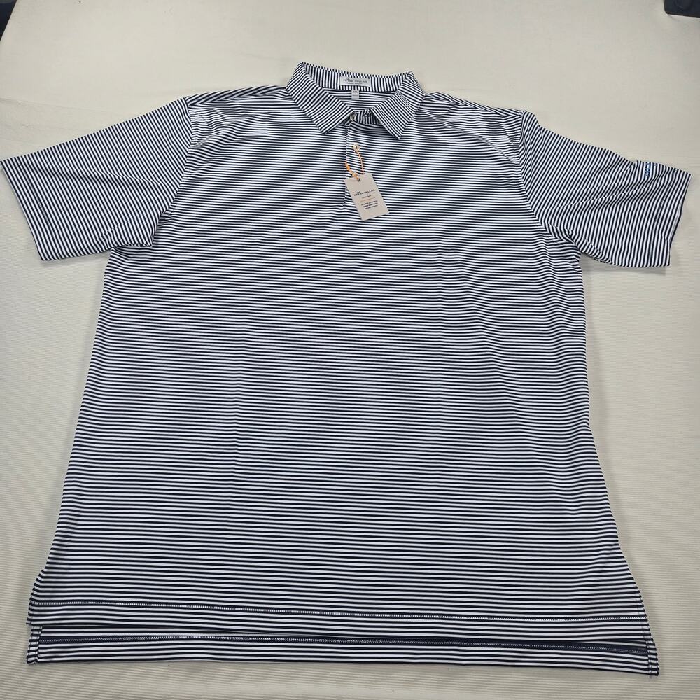 NWT Peter Millar Summer‎ Comfort Hales Performance Jersey Navy Polo Size XXL